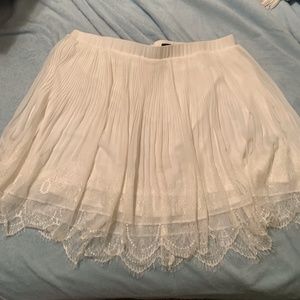 Torrid Lace edged chiffon skirts.